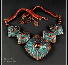 Image result for Clay Art Jewelry