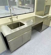 Image result for Stainless Steel Lab Table with Sink