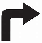 Image result for Right Turn Arrow Sign