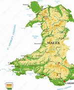 Image result for Topographical Map of Wales