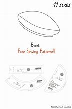 Image result for Beret Hat Pattern