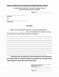 Image result for VA Affidavit Form