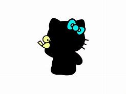 Image result for Hello Kitty LV Head Silhouette PNG