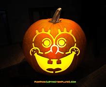 Image result for Spongebob Pumpkin Carving Stencil