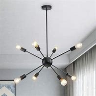 Image result for Matte Black Sputnik Chandelier