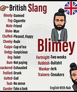 Image result for Funny British Slang