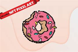 Image result for Really Easy Pixel Art Donut