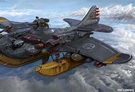 Image result for Dieselpunk Plane Concept Art