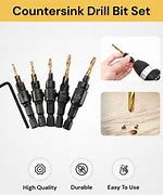 Image result for Countersink Drill Bit Size Chart