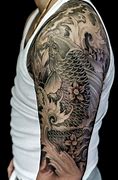 Image result for Koi Sleeve Tattoo for Black Women