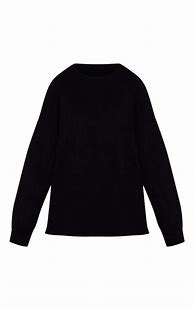 Image result for Women's Black Crew Neck Sweater