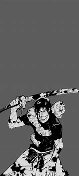 Image result for Toji Jjk Wallpaper Black White