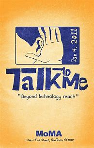 Image result for Talk to Me Theater Poster