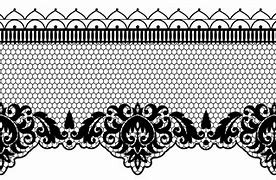 Image result for Black Lace Pattern No Background