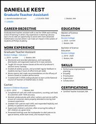 Image result for Teacher Assistant Resume