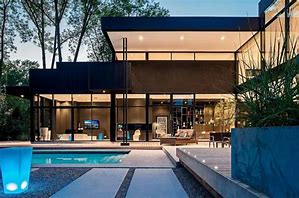 Image result for Modern Mostly Glass House