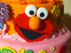 Image result for Elmo and Abby Cake