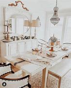 Image result for White Farmhouse Dining Room Table