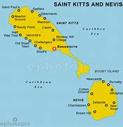 Image result for Map of Nevis Beaches