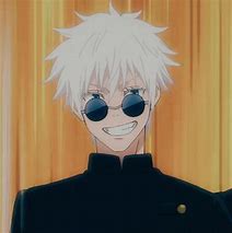 Image result for Gojo Satoru Anime Glasses