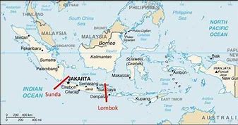 Image result for Strait of Lombok