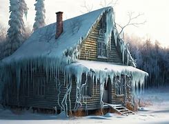 Image result for Icicle On a House