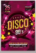 Image result for Disco Backdrop Template Flyer