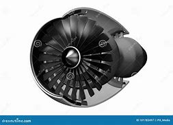 Image result for Commercial Jet Engine Side View