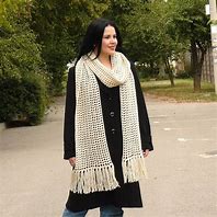 Image result for Crochet Long Scarf