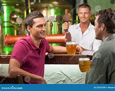 Image result for Guys Talking and Drinking at Bar