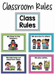 Image result for Classroom Rules Text