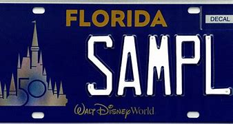 Image result for Walt Disney World New License Plate