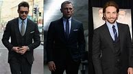 Image result for Black Suit Green Shirt