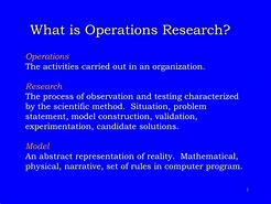 Image result for Operations Research