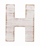 Image result for Rustic Letter H