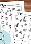 Image result for I Spy the Letter Print Out