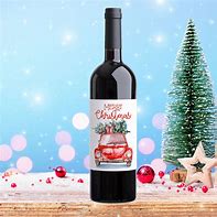 Image result for Christmas Wine Bottle Labels