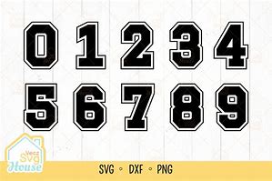 Image result for Basketball Jersey Numbers SVG