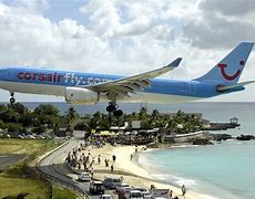 Image result for St. Martin Airport Beach