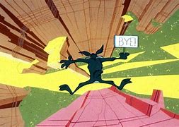 Image result for Wile E. Coyote Hits a Cliff