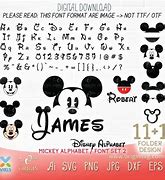 Image result for Mickey Mouse Name Disney Font