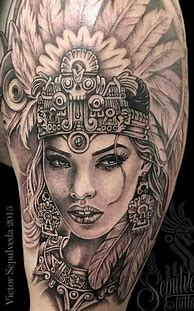 Image result for Aztec Princess Tattoo