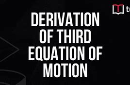 Image result for The Third Equation of Motion