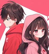 Image result for Anime Couple Brown Hair