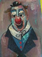 Image result for Art Dudulfmesh Clown Painting