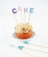 Image result for Letter Cake Toppers