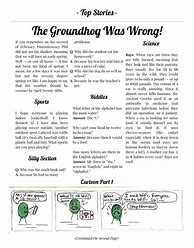 Image result for Kids Newspaper Article Example