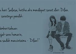 Image result for Kata Romantis Dilan Kambar