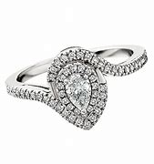 Image result for Pear Engagement Rings with Halo