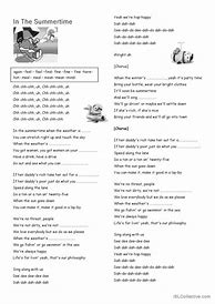 Image result for Summertime Lyrics